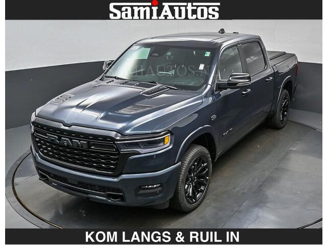 Dodge RAM PICKUP LIMITED 2027 5.7 V8 HEMI | € 79.950 excl excl | MAXIMAAL UITGERUST | NIEUWE KLEUR Forged Blue Metallic met Ebony Red interior seats | DUBBELE CABINE | 5 PERSOONS | DC | Allernieuwste Limited 2027 in nieuwe kleur Forged Blue - volledig uitgerust met alle opties. – foto 3