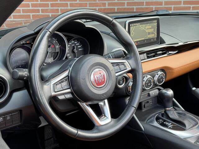 Fiat 124 Spider 1.4 M-AIR T LUSSO AUTOMAAT NAV CAMERA CRUISE LEER STOELVW DAB XENON LMV
