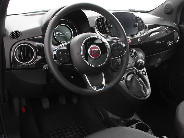 Fiat 500 1.0 Hybrid Dolcevita Finale Panorama dak Cruise Control Climate Control Dab Digitale Cockpit Navigatie Apple Carplay/Android Auto Parkeer Sensoren Lichtmetalen Velgen Cruise Control