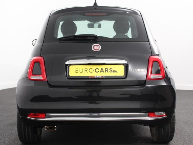 Fiat 500 1.0 Hybrid Dolcevita Finale Panorama dak Cruise Control Climate Control Dab Digitale Cockpit Navigatie Apple Carplay/Android Auto Parkeer Sensoren Lichtmetalen Velgen Cruise Control