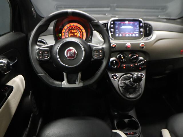 Fiat 500 0.9 TwinAir Turbo Sport [CAMERA, PANORAMADAK, CRUISE CONTROL, MULTIFUNCTIONEEL STUURWIEL, NAVIGATIE, NIEUWSTAAT]