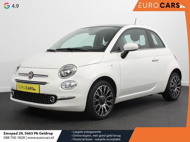 Fiat 500 1.0 Hybrid Dolcevita Panorama dak Climate Control Cruise Control Navigatie Apple Carplay/Android Auto Dab Digitale Cockpit Parkeer Sensoren Lichtmetalen Velgen 16" Led