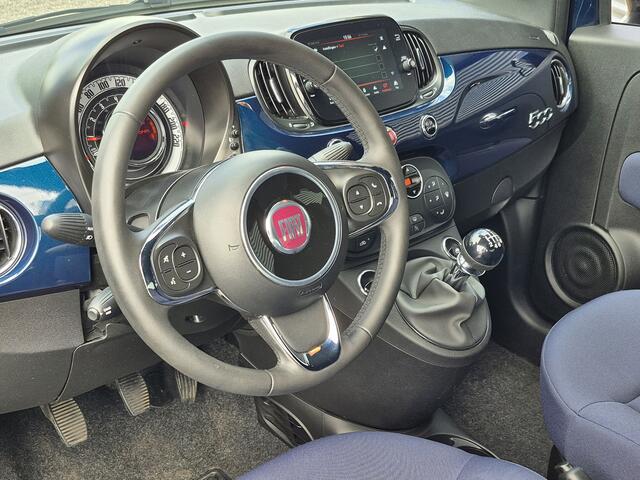 Fiat 500 1.0 Hybrid Club | Airco | Bluetooth | Navigatie via Apple Carplay of Android Auto | Parkeersensoren | Climate Control | Cruise Control |