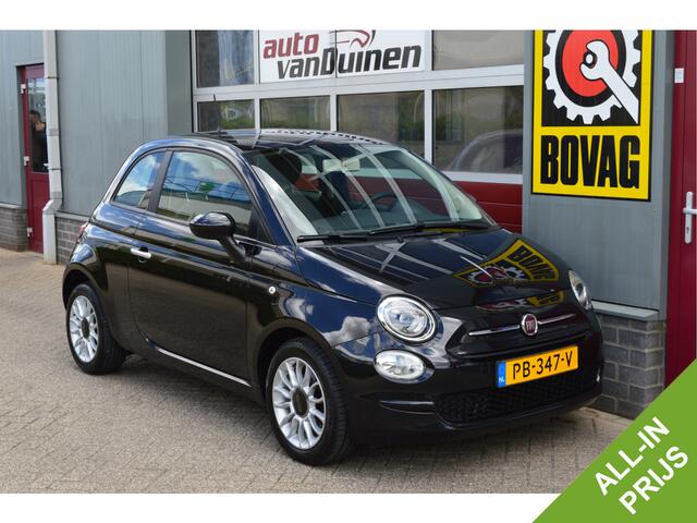 Fiat 500 0.9 TwinAir Turbo Popstar O.a: Cruise, Airco, Centr. Vergr, Radio, Rijklaar, Etc. All-in prijs!