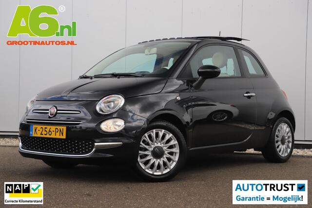 Fiat 500 1.0 Hybrid Lounge Schuifdak Cruise Control Carplay Android Navigatie Airco 15 inch LMV