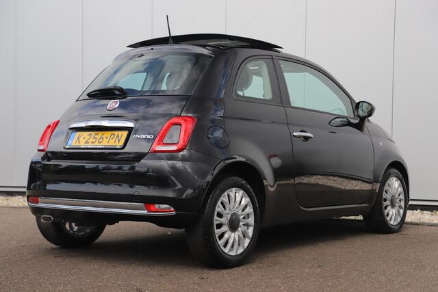 Fiat 500 1.0 Hybrid Lounge Schuifdak Cruise Control Carplay Android Navigatie Airco 15 inch LMV
