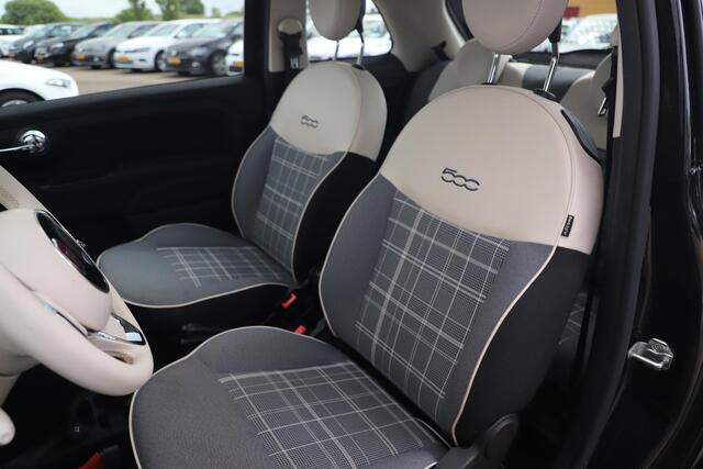 Fiat 500 1.0 Hybrid Lounge Schuifdak Cruise Control Carplay Android Navigatie Airco 15 inch LMV
