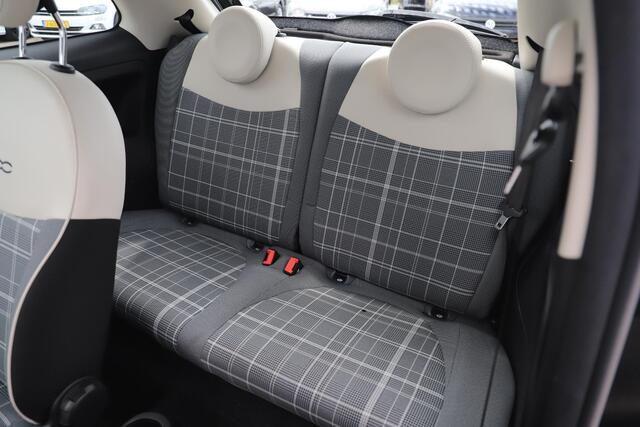 Fiat 500 1.0 Hybrid Lounge Schuifdak Cruise Control Carplay Android Navigatie Airco 15 inch LMV