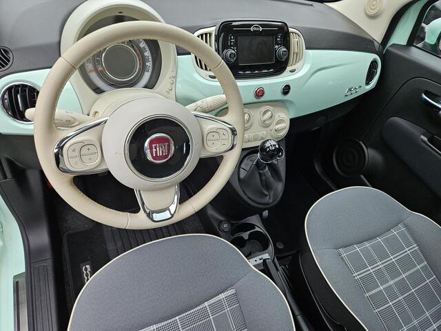 Fiat 500 1.2 Lounge /Apple Carplay/Pano/Cruise Contr./Airco/Parkeersens./DAB+/Navi/16''LMV/(MET GARANTIE*)