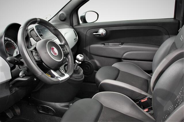 Fiat 500 1.0 Hybrid Sport | Navigatie | Half Lederen Bekleding | Airco | Dab | Cruise Control | Lichtmetalen Velgen | Sportstoelen |