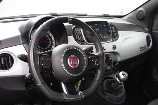 Fiat 500 1.0 Hybrid Sport | Navigatie | Half Lederen Bekleding | Airco | Dab | Cruise Control | Lichtmetalen Velgen | Sportstoelen |
