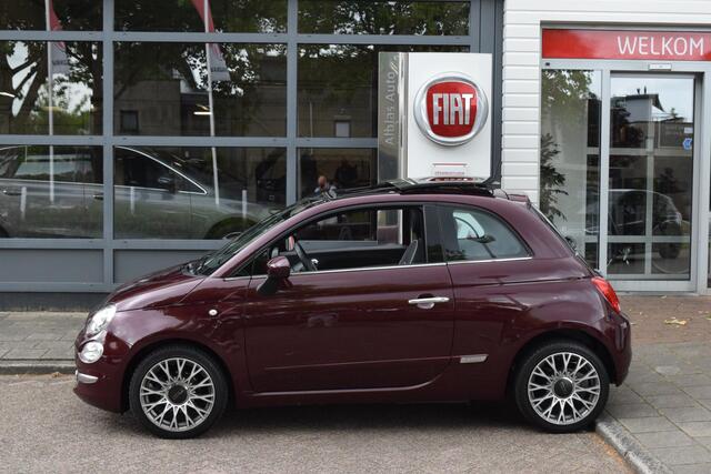 Fiat 500 80pk Lounge|16"|Open dak|PDC|Nav|Clima