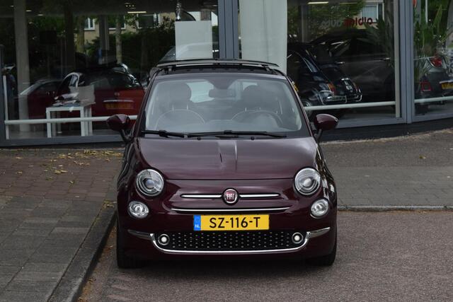 Fiat 500 80pk Lounge|16"|Open dak|PDC|Nav|Clima