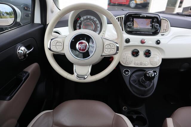 Fiat 500 0.9 TwinAir TURBO WHITE NAVIGATOR S&S LEER|PANORAMADAK|SUPER GAVE 500!