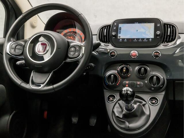 Fiat 500 0.9 TwinAir Turbo Lounge (PANORAMADAK, APPLE CARPLAY, GROOT NAVI, PARKEERSENSOREN, SPORTSTOELEN, LM VELGEN, CRUISE, DAB+, NIEUWSTAAT)