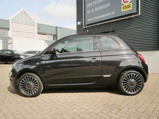 Fiat 500 1.2 Lounge 3drs 4 cilinder airco en Navigatie. Panodak.