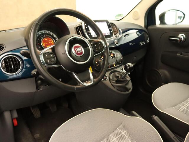 Fiat 500 1.2 Lounge - PANORAMADAK - NAVIGATIE - PARKEERSENSOREN ACHTER - MULTIMEDIA VOORBEREIDING - ELEKTRISCHE RAMEN VOOR - CRUISE CONTROL