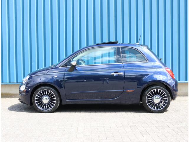 Fiat 500 0.9 TwinAir 105PK Turbo Riva | Nummer 18/500! | AppleCarPlay/AndroidAuto | Climate Control | Glazen dak | Lederen Bekleding | Two-Tone | 16 inch lichtmetalen velgen |