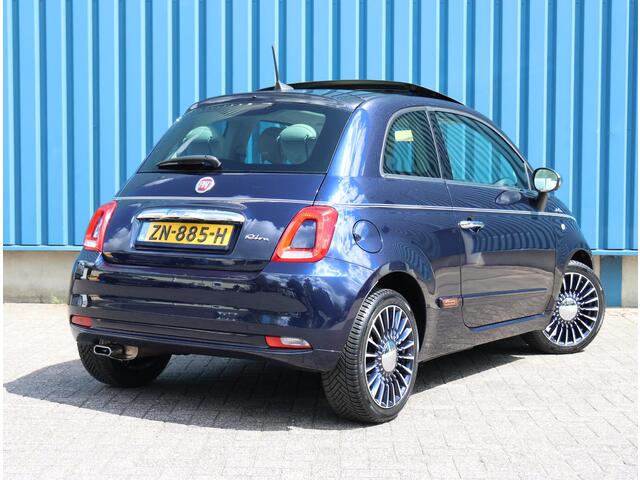 Fiat 500 0.9 TwinAir 105PK Turbo Riva | Nummer 18/500! | AppleCarPlay/AndroidAuto | Climate Control | Glazen dak | Lederen Bekleding | Two-Tone | 16 inch lichtmetalen velgen |