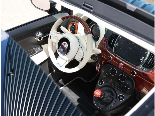 Fiat 500 0.9 TwinAir 105PK Turbo Riva | Nummer 18/500! | AppleCarPlay/AndroidAuto | Climate Control | Glazen dak | Lederen Bekleding | Two-Tone | 16 inch lichtmetalen velgen |