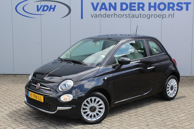 Fiat 500 1.0-70pk Mild-Hybrid "Lounge". Erg mooie Fiat 500 in de luxe "Lounge" uitvoering. Volautm. airco, cruise control, Apple Carplay/Android auto, LM wielen, DAB radio, USB aansluiting, navigatie, telefoonvoorbereiding etc.