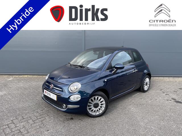 Fiat 500 1.0 Hybrid Dolcevita (Panoramadak - Automatische Airco - Navigatie via APP - Parkeersensoren - Apple Carplay - Cruise Controle)