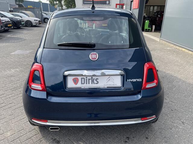 Fiat 500 1.0 Hybrid Dolcevita (Panoramadak - Automatische Airco - Navigatie via APP - Parkeersensoren - Apple Carplay - Cruise Controle)