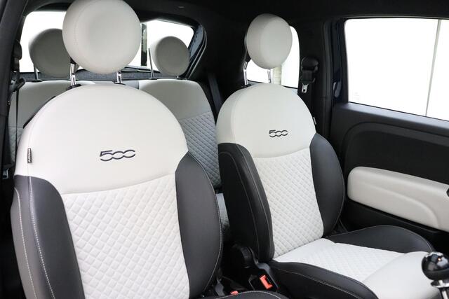 Fiat 500 1.0 Hybrid Dolcevita | Climate control | Panoramadak | Lichtmetalen velgen | Navigatie via Carplay | Cruise control | Bluetooth | Parkeersensoren achter