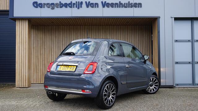 Fiat 500 1.0 69pk Hybrid Dolcevita Edition Pano.Dak Virtual Clima Navi H-Leder *Luxe Interieur* 39728km! *Zeer Nette Fiat*