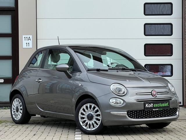 Fiat 500 1.0 Hybrid Dolcevita Airco / Panoramadak / Apple Carplay / Leder Int / 15" LM Velgen / Park Sensors / 1e Eigenaar!