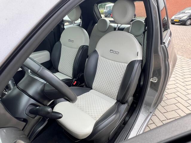 Fiat 500 1.0 Hybrid Dolcevita Airco / Panoramadak / Apple Carplay / Leder Int / 15" LM Velgen / Park Sensors / 1e Eigenaar!