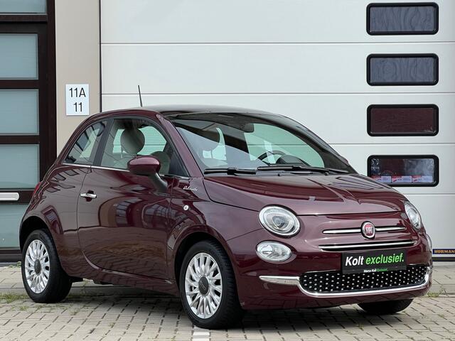 Fiat 500 1.0 Hybrid Dolcevita Airco / Panoramadak / Apple Carplay / Leder Int / 15" LM Velgen / Park Sensors / 1e Eigenaar!