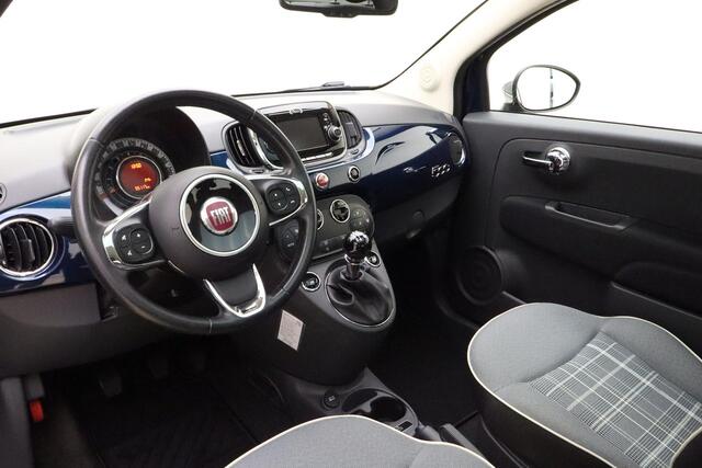 Fiat 500 0.9 TwinAir Turbo Lounge | Navigatie | Panoramadak | Climate Control | Parkeersensoren | Bluetooth | Lichtmetalen velgen