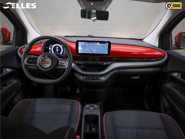 Fiat 500 RED 42 kWh Camera Applecarplay | Stoelverwarming