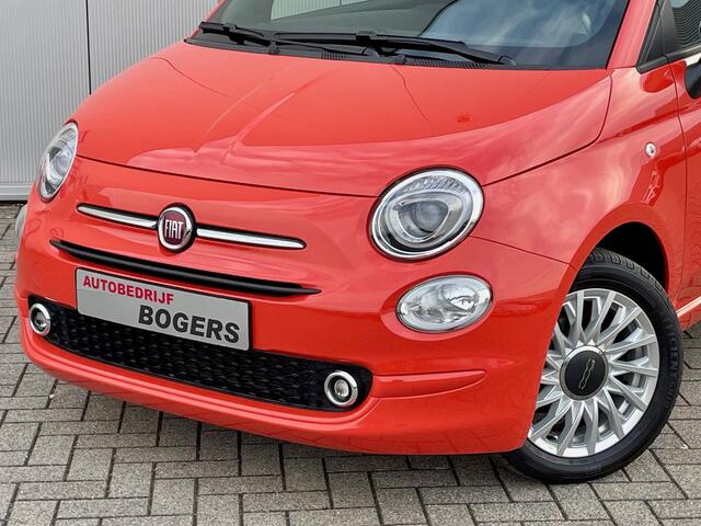 Fiat 500 1.0 Hybrid Dolcevita Navigatie, Climate Control, Cruise Control, 15"Lm, Mistlampen,