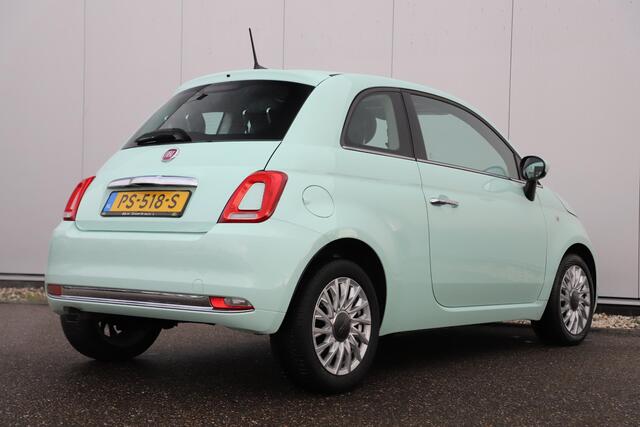 Fiat 500 0.9 TwinAir Turbo Lounge Mint Groen! Panoramadak Navi DAB+ Cruise Bluetooth Airco