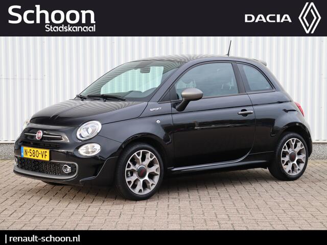 Fiat 500 1.0 Hybrid Sport | Panoramadak | Navigatie | Airco | Parkeersensoren | Cruise Control | Carplay