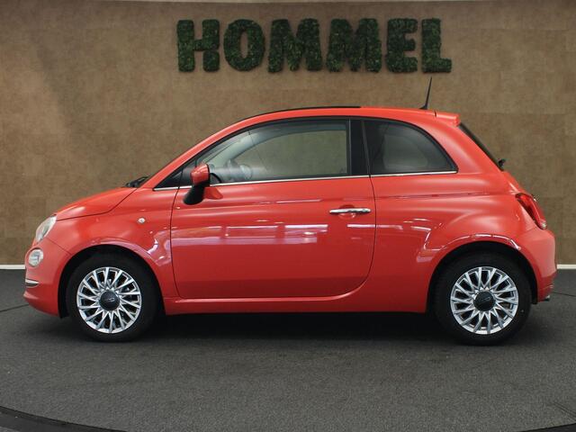 Fiat 500 1.2 Lounge - GROOT MULTIMEDIASCHERM - PARKEERSENSOREN ACHTER - AIRCO - PANORAMADAK - 15 INCH LICHT METALEN VELGEN - CRUISE CONTROL - LEDEREN STUUR - FACELIFT MODEL - CITY STUURBEKRACHTIGING