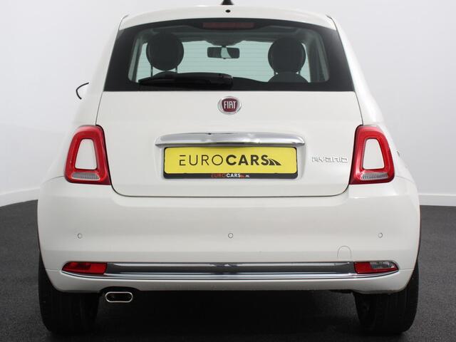 Fiat 500 1.0 Hybrid Dolcevita Panorama dak Climate Control Cruise Control Navigatie Apple Carplay/Android Auto Dab Digitale Cockpit Parkeer Sensoren Lichtmetalen Velgen 16" Led