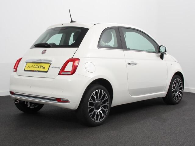 Fiat 500 1.0 Hybrid Dolcevita Panorama dak Climate Control Cruise Control Navigatie Apple Carplay/Android Auto Dab Digitale Cockpit Parkeer Sensoren Lichtmetalen Velgen 16" Led