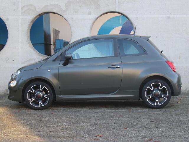Fiat 500 0.9 TwinAir Turbo Sport | MAT GROEN | NAVIGATIE | LEDEREN BEKLEDING |