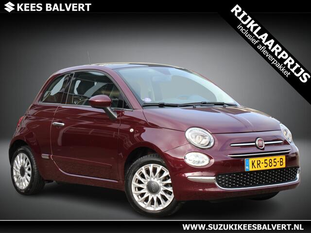 Fiat 500 1.2 Lounge | Navi | Parkeersensoren | Clima | Panodak |