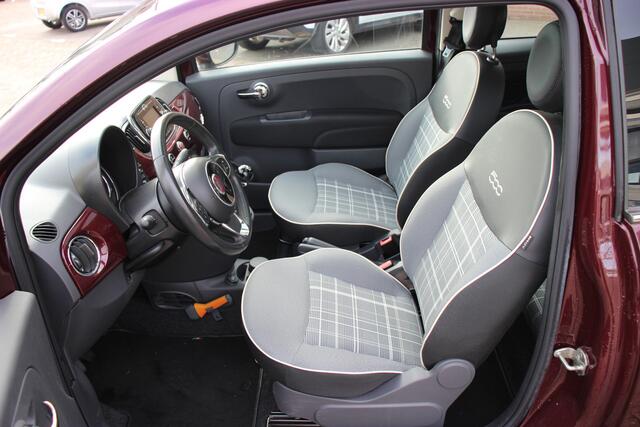 Fiat 500 1.2 Lounge | Navi | Parkeersensoren | Clima | Panodak |