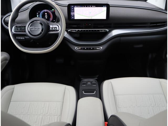 Fiat 500 La Prima 42 kWh | Panoramadak | Leder | Keyless | Camera