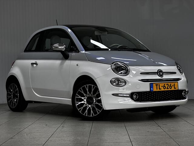 Fiat 500 0.9 TwinAir Turbo Collezione/ Pano-Dak!/ LED Dagrijverl./ CRUISE/ 16''LMV/ Airco/ Navi/ Multi.LEDER.Stuur/ Elek.Pakket/ Isofix/ C.V.Afstand.