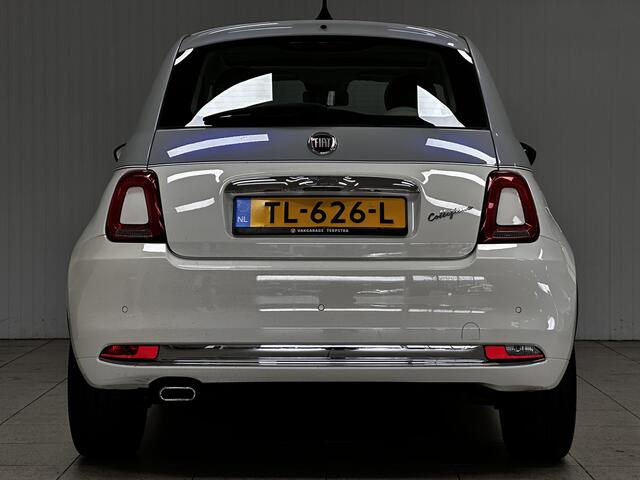 Fiat 500 0.9 TwinAir Turbo Collezione/ Pano-Dak!/ LED Dagrijverl./ CRUISE/ 16''LMV/ Airco/ Navi/ Multi.LEDER.Stuur/ Elek.Pakket/ Isofix/ C.V.Afstand.