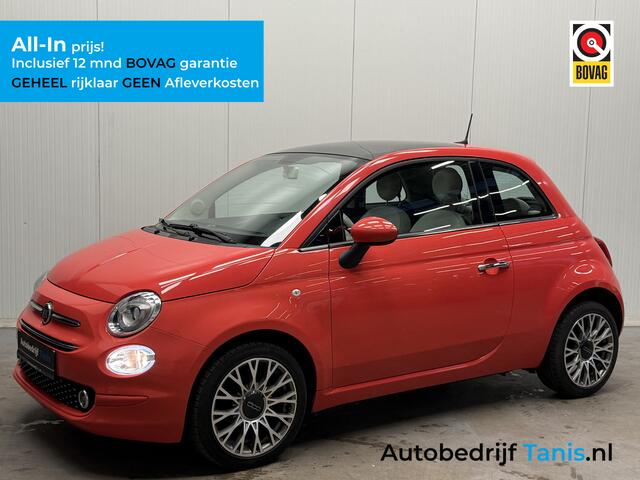 Fiat 500 1.2 Lounge AIRCO/ECC-PANODAK-NAVI by CARPLAY-PDC-LMV-CRUISE CONTROL