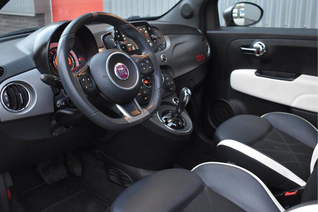 Fiat 500 1.2 Matte Green Panoramadak, Navi, Cruise control