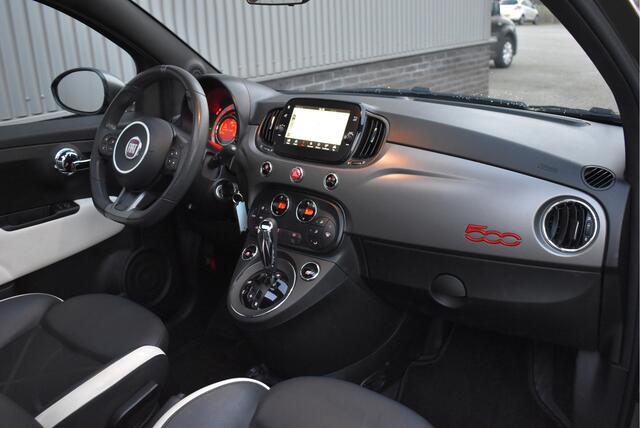 Fiat 500 1.2 Matte Green Panoramadak, Navi, Cruise control