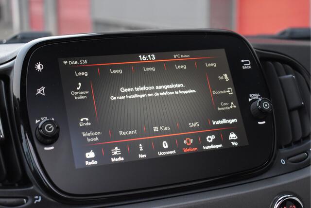 Fiat 500 1.2 Matte Green Panoramadak, Navi, Cruise control